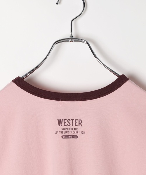 LEPSIM（レプシィム）の「ヴィンテージリンガーT　571246（Tシャツ/カットソー・レディース・ベージュ/チャコールグレー/ピンク・FREE）」の14枚目の写真