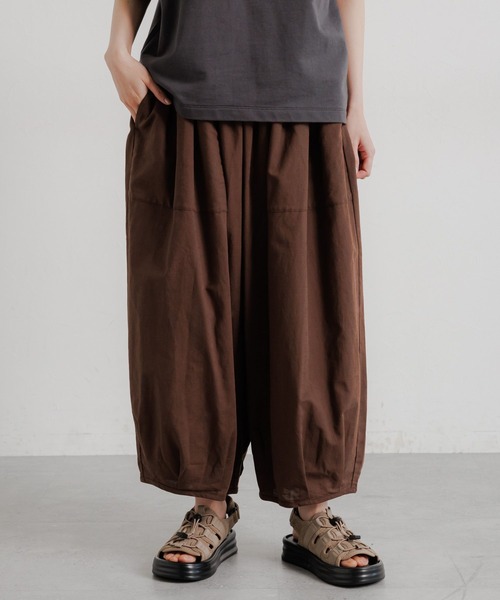 studio CLIP（スタディオクリップ）の「【撥水加工・接触冷感・速乾・UVカット】らくらくバルーンパンツ[プチ・プラス・トールサイズあり]（その他パンツ・レディース・オリーブ/ブラウン/その他2/ネイビー・LARGE/ﾌﾘｰ(L)/MEDIUM/TF/PF）」の21枚目の写真