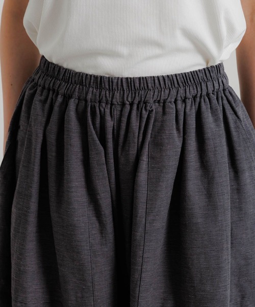 studio CLIP（スタディオクリップ）の「【撥水加工・接触冷感・速乾・UVカット】らくらくバルーンパンツ[プチ・プラス・トールサイズあり]（その他パンツ・レディース・オリーブ/ブラウン/その他2/ネイビー・LARGE/ﾌﾘｰ(L)/MEDIUM/TF/PF）」の9枚目の写真