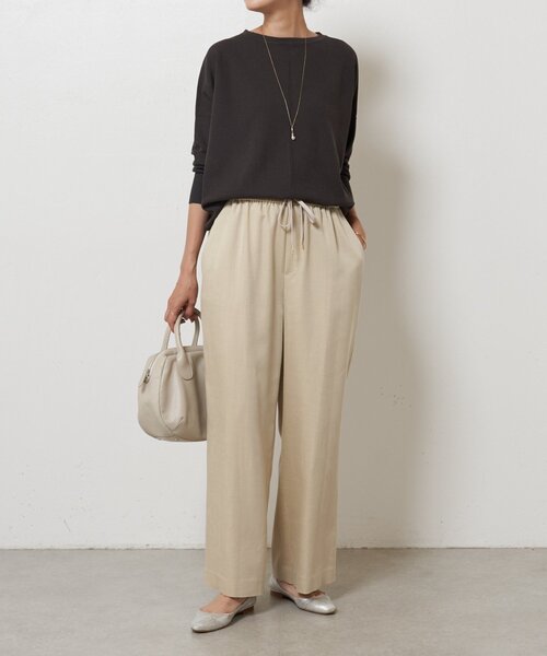 BEARDSLEY（ビアズリー）の「デニム風トラックバギー（その他パンツ・レディース・ブラック/サンドベージュ/インディゴブルー・0/1/2/PS）」の18枚目の写真