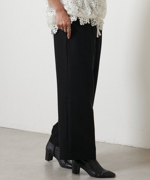 BEARDSLEY（ビアズリー）の「デニム風トラックバギー（その他パンツ・レディース・ブラック/サンドベージュ/インディゴブルー・0/1/2/PS）」の21枚目の写真