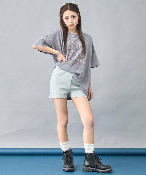 ANAP(アナップ)の「リブ ショート パンツ(その他パンツ・レディース・ブラウン/ブラック/グレー・FREE)」の10枚目の写真
