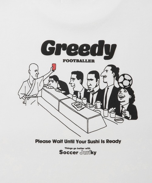 SoccerJunky(サッカージャンキー)の「【SOCCER JUNKY meet j.n.r.d】コラボTシャツ(Tシャツ/カットソー・メンズ・ホワイト/ホワイト系その他/ホワイト系その他3/ホワイト系その他2・S/M/L/LL)」の11枚目の写真