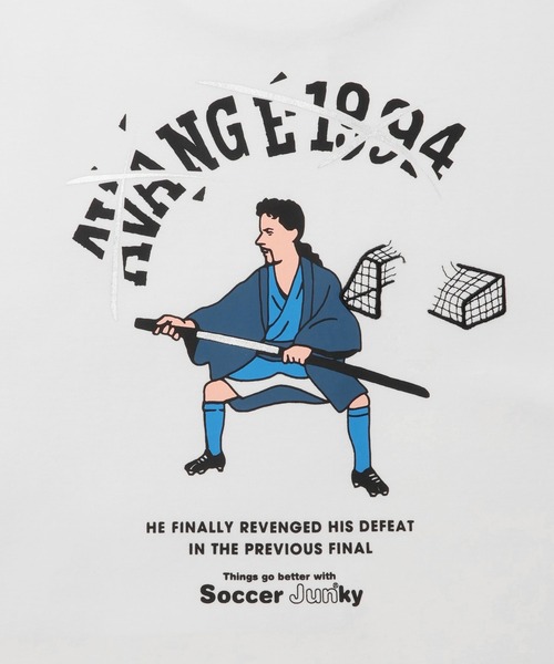 SoccerJunky(サッカージャンキー)の「【SOCCER JUNKY meet j.n.r.d】コラボTシャツ(Tシャツ/カットソー・メンズ・ホワイト/ホワイト系その他/ホワイト系その他3/ホワイト系その他2・S/M/L/LL)」の15枚目の写真