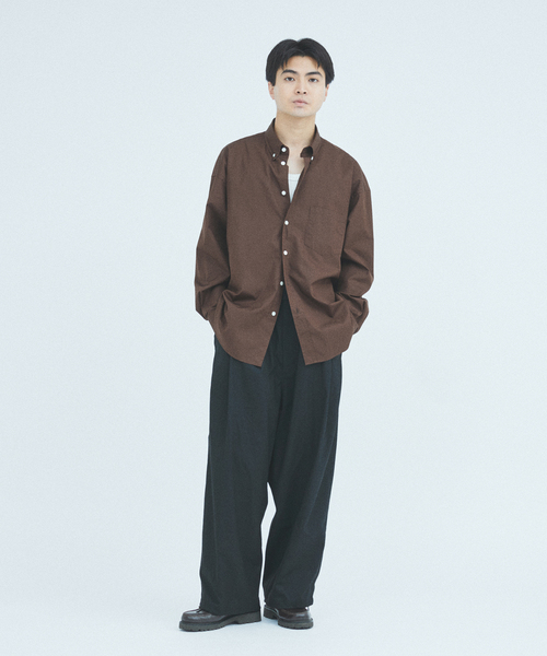 JOURNAL STANDARD(ジャーナルスタンダード)の「THOMAS MASON / トーマスメイソン ファット シルエット ボタンダウン シャツ(シャツ/ブラウス・メンズ・ブルー/サックスブルー/ライトグレー/ブラウン/ブルー系その他・SMALL/MEDIUM/LARGE)」の12枚目の写真