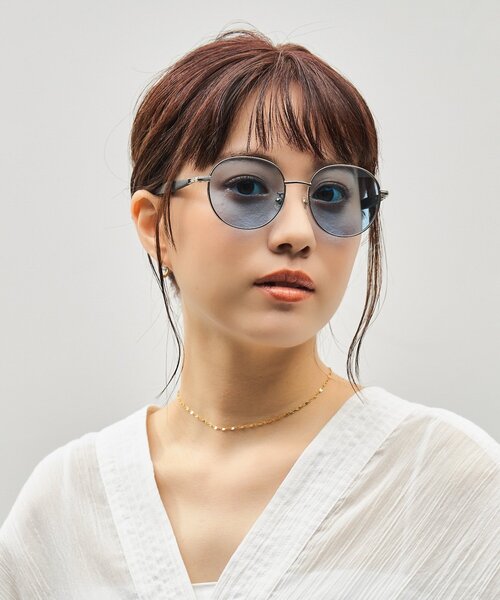 SUNCUTGlasses/UV100%CUT ボストン型 サングラス｜ラバーテンプル