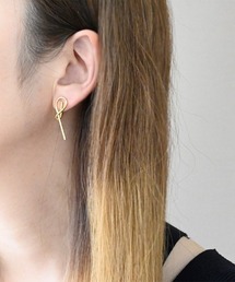 SOWi SOWI オーバル型ツイストピアス _Fot (フォート) / 1708a_p twist form Pierced earring silver