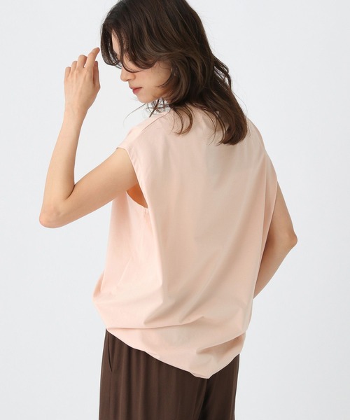 Elura（エルーラ）の「ひやっとタッチフレンチＴシャツ/576899（Tシャツ/カットソー・レディース・ライトピンク/ブラウン系その他/ブラック/ホワイト・FREE）」の15枚目の写真