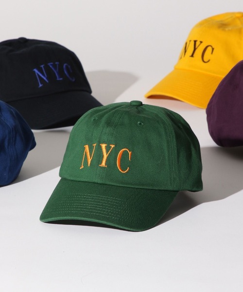 RAGEBLUE(レイジブルー)の「NYCロゴ/カラーキャップ(キャップ・メンズ・ブルー/パープル/マスタード/グリーン系その他/ネイビー・FREE)」の2枚目の写真