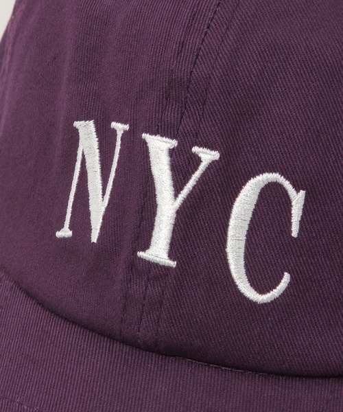 RAGEBLUE(レイジブルー)の「NYCロゴ/カラーキャップ(キャップ・メンズ・ブルー/パープル/マスタード/グリーン系その他/ネイビー・FREE)」の6枚目の写真