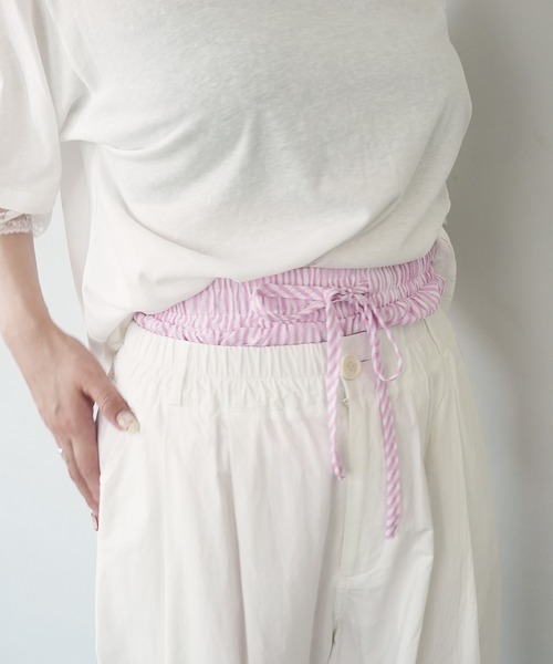 c.u.l（シーユーエル）の「見せパン レディーストランクス ストライプ ショーツ culw836（その他パンツ・レディース・イエロー/グリーン/ピンク/ブラック/ブルー・L/M）」の10枚目の写真