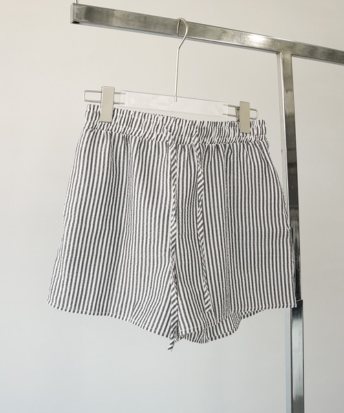 c.u.l（シーユーエル）の「見せパン レディーストランクス ストライプ ショーツ culw836（その他パンツ・レディース・イエロー/グリーン/ピンク/ブラック/ブルー・L/M）」の11枚目の写真