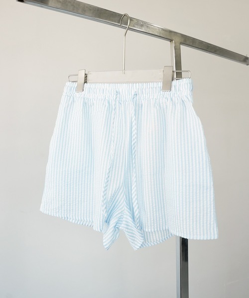 c.u.l（シーユーエル）の「見せパン レディーストランクス ストライプ ショーツ culw836（その他パンツ・レディース・イエロー/グリーン/ピンク/ブラック/ブルー・L/M）」の14枚目の写真