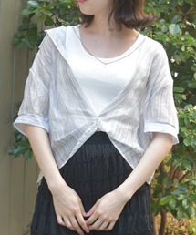 axes femme | レイヤードシャツ(シャツ/ブラウス)