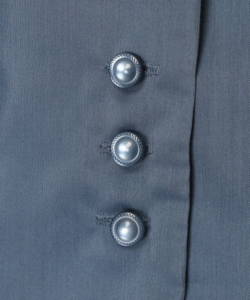 an another angelus(アンアナザーアンジェラス)の「レトロ釦使い開衿シャツワンピース【1枚で快適】夏服(シャツワンピース・レディース・ブルー/ホワイト×ブルー/グリーン・FREE)」の22枚目の写真