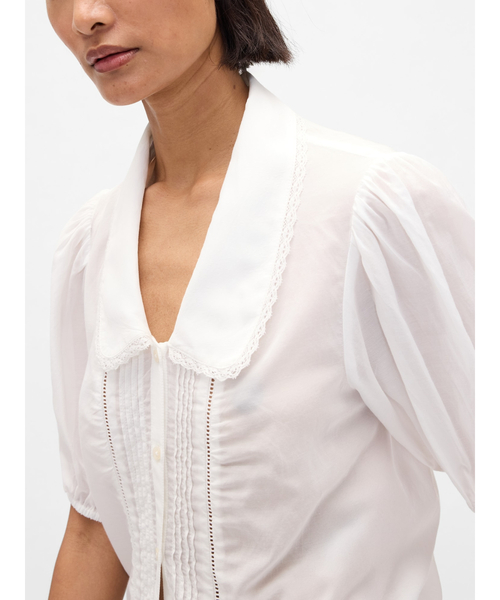 セール】パフスリーブ 襟付きトップス（シャツ/ブラウス）｜GAP