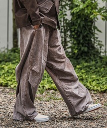 mp13928-Powder Processed Snow Camo Wide Pants ワイドパンツ