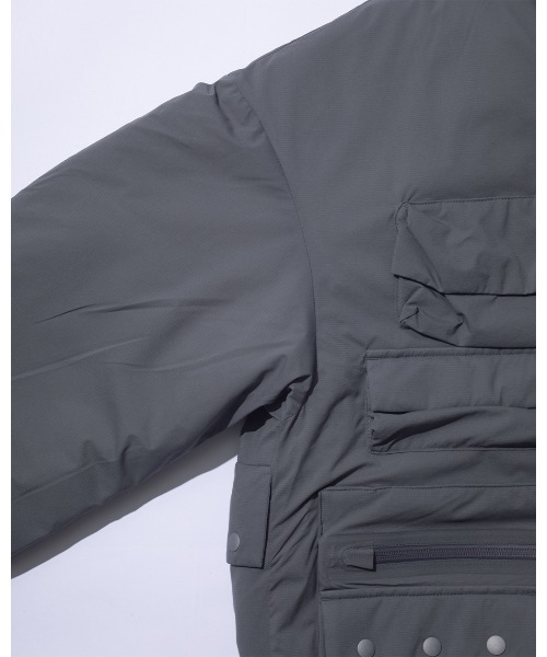 F/CE. （エフシーイー）の「F/CE. PERTEX PADDING FESTIVAL JK / エフシーイー  パーテックス パディングフェスティバルジャケット（ダウンジャケット/コート・メンズ・グレー/ブラック・X-LARGE/LARGE/MEDIUM/SMALL）」の19枚目の写真
