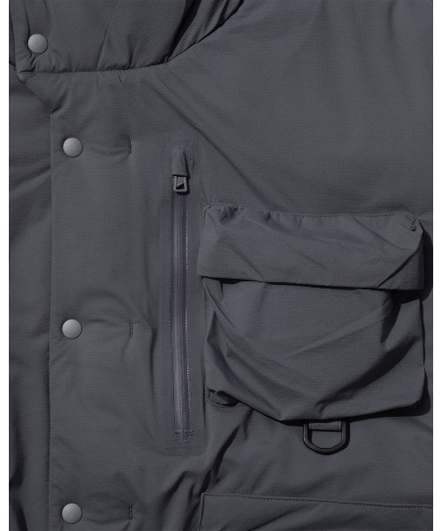 F/CE. （エフシーイー）の「F/CE. PERTEX PADDING FESTIVAL JK / エフシーイー  パーテックス パディングフェスティバルジャケット（ダウンジャケット/コート・メンズ・グレー/ブラック・X-LARGE/LARGE/MEDIUM/SMALL）」の15枚目の写真