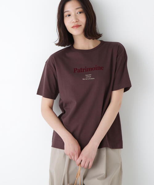 human woman(ヒューマンウーマン)の「◆ロゴTシャツ(Tシャツ/カットソー・レディース・ブラック/ブラウン/カーキ・MEDIUM)」の19枚目の写真