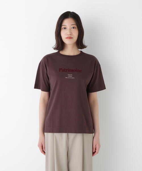 human woman(ヒューマンウーマン)の「◆ロゴTシャツ(Tシャツ/カットソー・レディース・ブラック/ブラウン/カーキ・MEDIUM)」の17枚目の写真