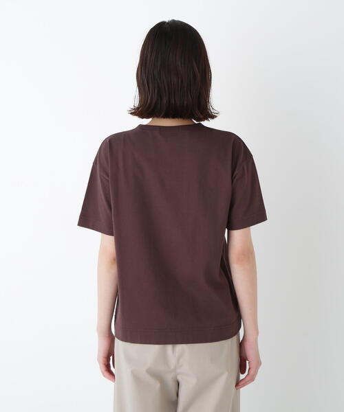 human woman(ヒューマンウーマン)の「◆ロゴTシャツ(Tシャツ/カットソー・レディース・ブラック/ブラウン/カーキ・MEDIUM)」の16枚目の写真