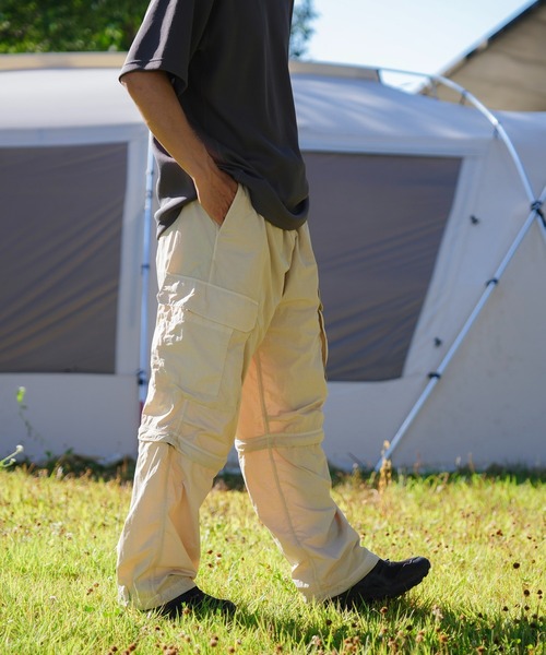 Snow Peak（スノーピーク）の「Snow Peak / Garment Dyed Convertible Pants  ガーメントダイコンバーチブルパンツ（その他パンツ・メンズ・アイボリー/ブラック/ブラウン・M/L/XL）」の5枚目の写真