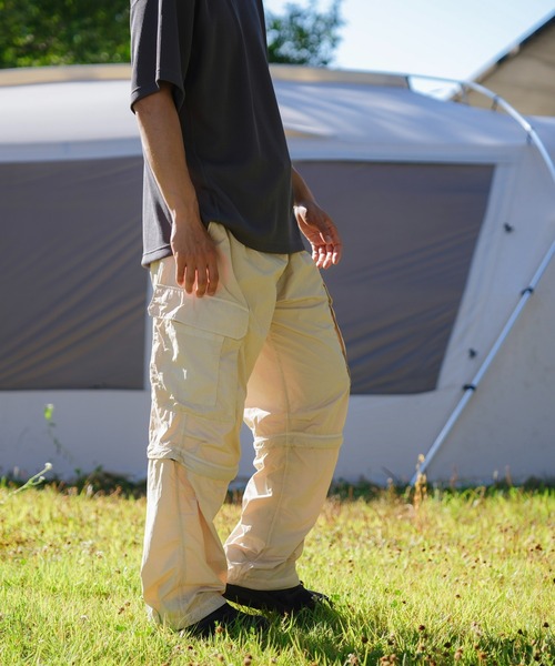 Snow Peak（スノーピーク）の「Snow Peak / Garment Dyed Convertible Pants  ガーメントダイコンバーチブルパンツ（その他パンツ・メンズ・アイボリー/ブラック/ブラウン・M/L/XL）」の6枚目の写真