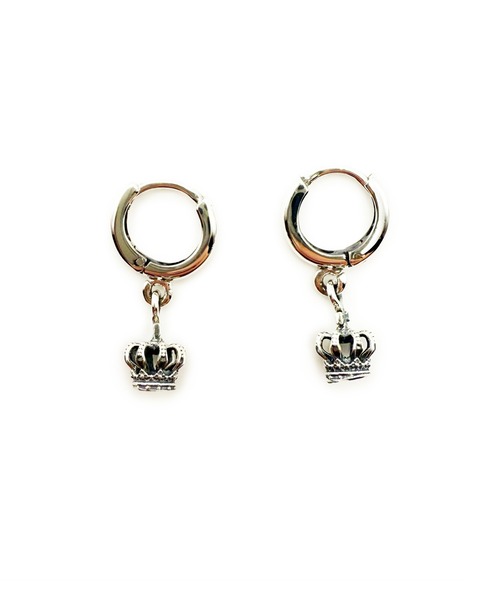 THEATER（シアター）の「THEATER シアター ドロップクラウンクリッカーシルバーピアス（ピアス（片耳用）・レディース・シルバー・FREE）」の2枚目の写真