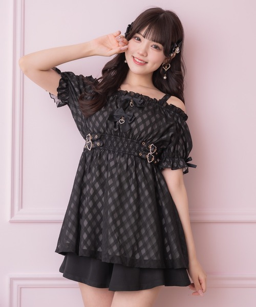 rojita·couture BY ROJITA シアーセットアップ セール】オフショルシアーセットアップ（セットアップ）｜ROJITA