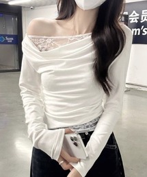 BOHEMIAN SEOUL BOHEMSO ワンショルダー シャツ トップス BOHEMIAN SEOUL BOHEMSO ワンショルダー シャツ トップス