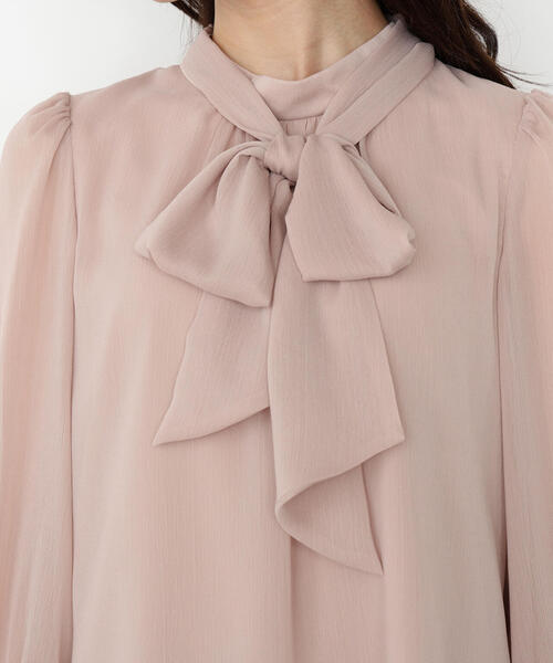 PROPORTION BODY DRESSING（プロポーションボディドレッシング）の「＜ウォッシャブル＞ビックリボン楊柳ブラウス / 1215210806（シャツ/ブラウス・レディース・ブラック/ピンク/ホワイト・MEDIUM/SMALL）」の15枚目の写真