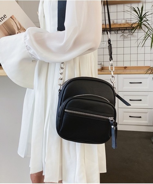 BACKYARD FAMILY(バックヤードファミリー)の「ショルダーバッグ ミニバッグ mmmsbag25f(ショルダーバッグ・レディース・ホワイト/ブラック・FREE)」の7枚目の写真