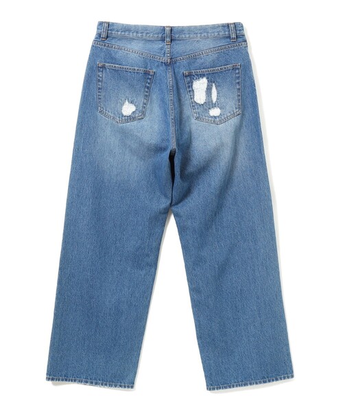 B:MING by BEAMS（ビーミングバイビームス）の「ambiance / ダメージ デニム（デニムパンツ・メンズ・ブラック/インディゴブルー・S/M/L/XL）」の12枚目の写真