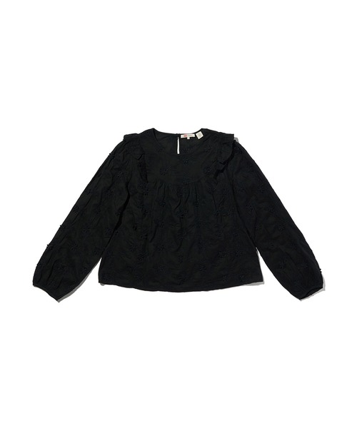 Levi's(リーバイス)の「Levi's/リーバイス MALLORY ブラウス(シャツ/ブラウス・レディース・ブラック・M/S/XS)」の2枚目の写真