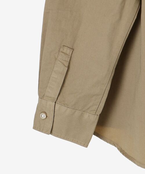 le.coeur blanc(ルクールブラン)の「スタンドネックパールボタンシャツ(シャツ/ブラウス・レディース・ピンク/ブルー/ネイビー/ベージュ/チャコールグレー・38)」の11枚目の写真