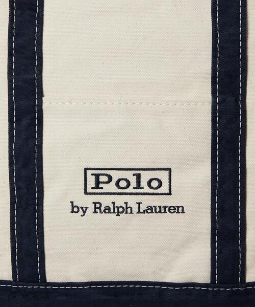 POLO RALPH LAUREN(ポロ ラルフ ローレン)の「ロゴ キャンバス ミディアム トート(トートバッグ・メンズ・ナチュラル・ONE)」の3枚目の写真