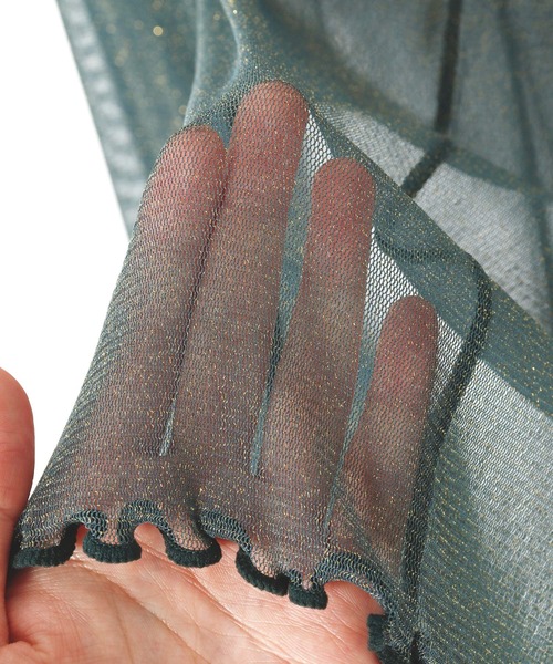 チャイハネ(チャイハネ)の「【チャイハネ】ラメリナインナートップス(Tシャツ/カットソー・レディース・ブルー/ピンク/ネイビー/オレンジ・FREE)」の20枚目の写真