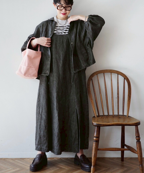 JOURNAL STANDARD LUXE（ジャーナルスタンダード　ラックス）の「Fiona's OP（ワンピース・レディース・ブラック・FREE）」の4枚目の写真