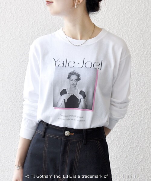 GOOD ROCK SPEED(グッドロックスピード)の「GOOD ROCK SPEED: LIFE PC フォト ロゴ プリント ロンTEE(Tシャツ/カットソー・レディース・ホワイト系1/ホワイト系2・ONE SIZE)」の7枚目の写真