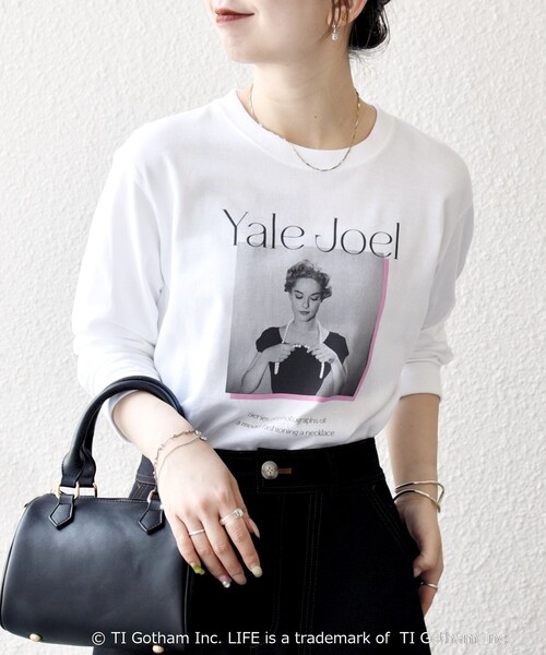 GOOD ROCK SPEED(グッドロックスピード)の「GOOD ROCK SPEED: LIFE PC フォト ロゴ プリント ロンTEE(Tシャツ/カットソー・レディース・ホワイト系1/ホワイト系2・ONE SIZE)」の8枚目の写真