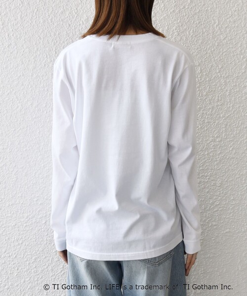 GOOD ROCK SPEED(グッドロックスピード)の「GOOD ROCK SPEED: LIFE PC フォト ロゴ プリント ロンTEE(Tシャツ/カットソー・レディース・ホワイト系1/ホワイト系2・ONE SIZE)」の11枚目の写真