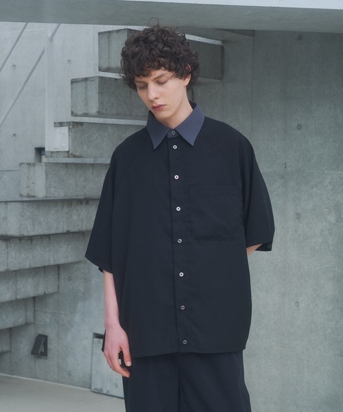 DOOPZ（ドープス）の「Dolman Drape Shirt - ドルマンドレープシャツ（シャツ/ブラウス・メンズ・ブラウン/ホワイト/ブラック・MEDIUM/LARGE/SMALL）」の20枚目の写真
