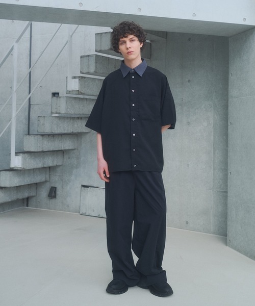 DOOPZ（ドープス）の「Dolman Drape Shirt - ドルマンドレープシャツ（シャツ/ブラウス・メンズ・ブラウン/ホワイト/ブラック・MEDIUM/LARGE/SMALL）」の22枚目の写真