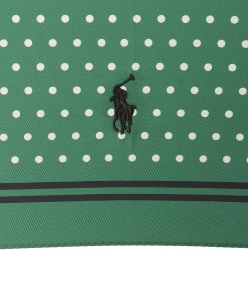 POLO RALPH LAUREN(ポロ ラルフ ローレン)の「長傘 雨傘 UV ”ドット ポロポニー刺繍”(長傘・レディース・サックスブルー/オリーブ/ネイビー・FREE)」の11枚目の写真