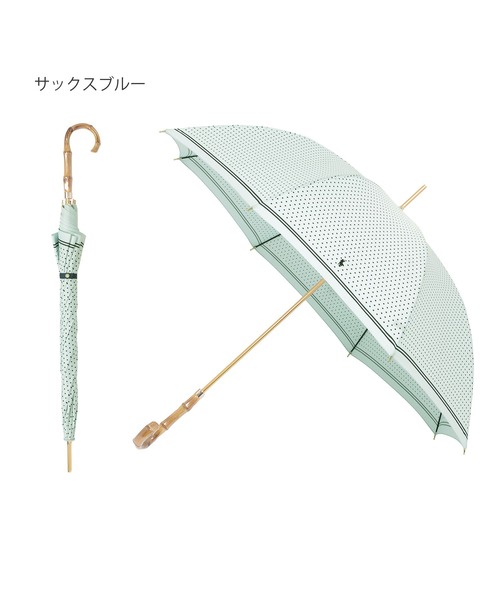 POLO RALPH LAUREN(ポロ ラルフ ローレン)の「長傘 雨傘 UV ”ドット ポロポニー刺繍”(長傘・レディース・サックスブルー/オリーブ/ネイビー・FREE)」の7枚目の写真