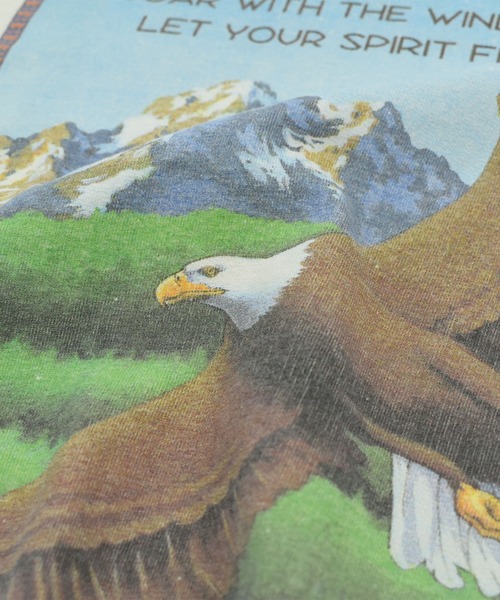 LABORATORY R(ラボラトリーアール)の「【USED】90’s Reflections organic “Eagle” アニマル Tシャツ(Tシャツ/カットソー・メンズ・ホワイト・XX-LARGE)」の3枚目の写真