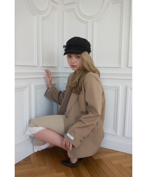 smyeon tailored jacket 刺繍入りテーラードジャケット セール】Embroidery tailored jacket/刺繍入りテーラードジャケット