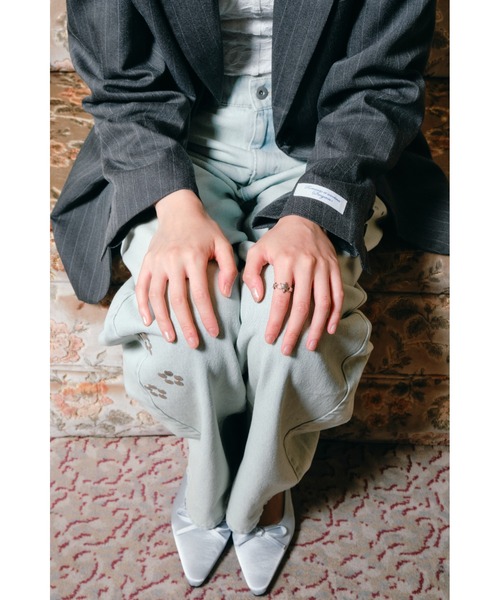 Smyeon（スミョン）の「Embroidery tailored jacket/刺繍入り