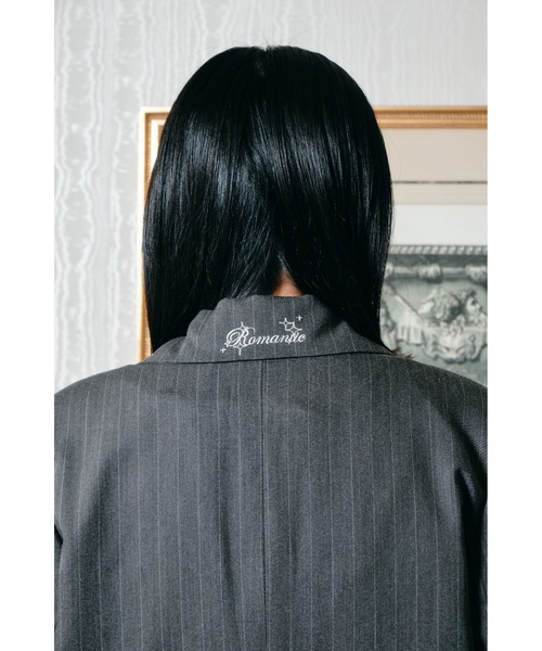 Smyeon(スミョン)の「Embroidery tailored jacket/刺繍入りテーラードジャケット(テーラードジャケット・レディース・ブラック/グレー/ベージュ・FREE)」の9枚目の写真